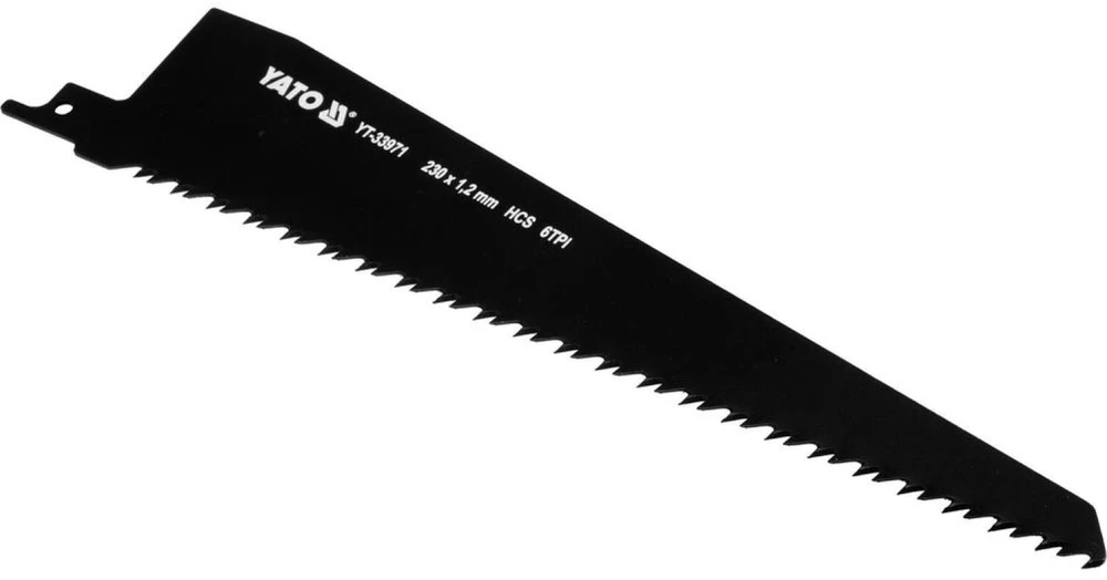 YATO HCS peilis 230 mm 6 dantukų tiesus pjovimas