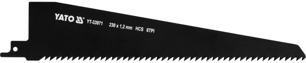 YATO HCS peilis 230 mm 6 dantukų tiesus pjovimas