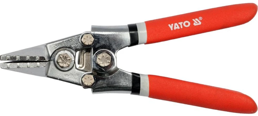 Skardos lankstymo replės Yato YT-5141; 210 mm; 80x35