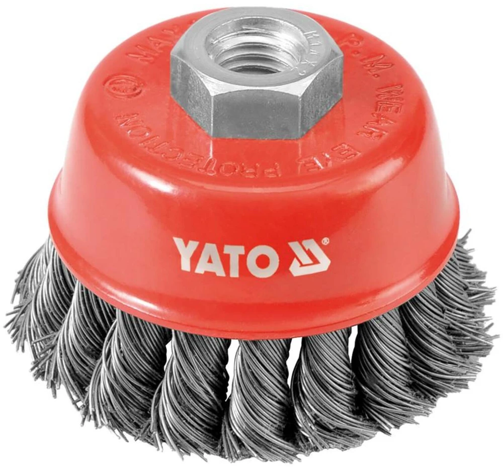 YATO BET šepetys 60 mm, M14 sriegis, susukta viela 4767