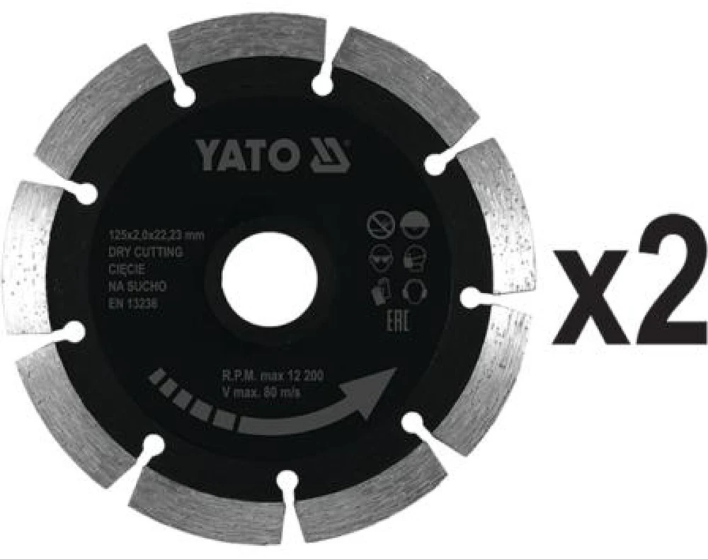 Yato griovelių freza 125mm 1700W, YT-82015