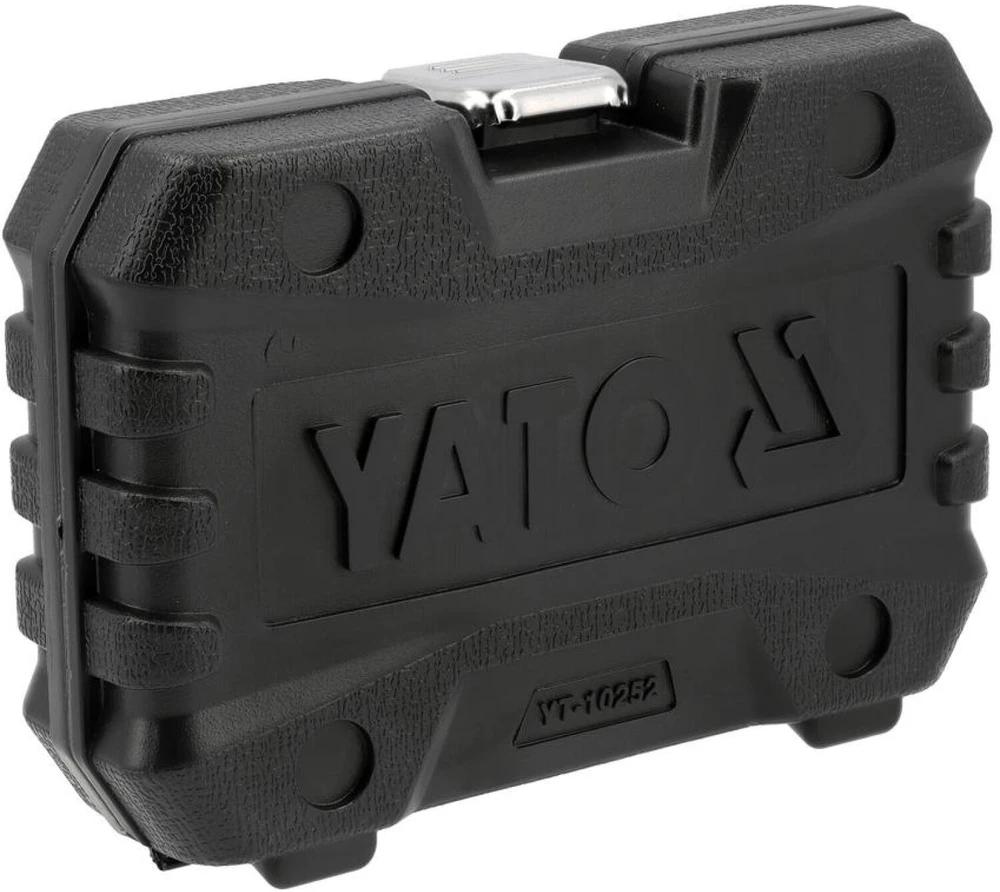 Yato Toya Sa Poland Smūginių trumpų galvučių rinkinys – AS-Drive, CrMo – 1/2", 10 vnt (YT-10252)