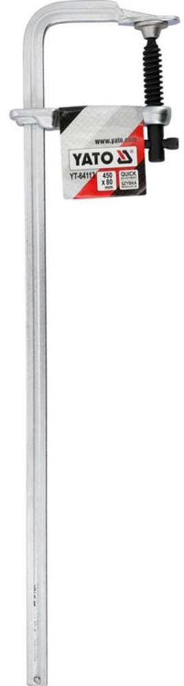 Yato Toya Sa Poland Spaustuvai F-tipo | kaltinis plienas | chromuoti | 450x80 mm (YT-64113)