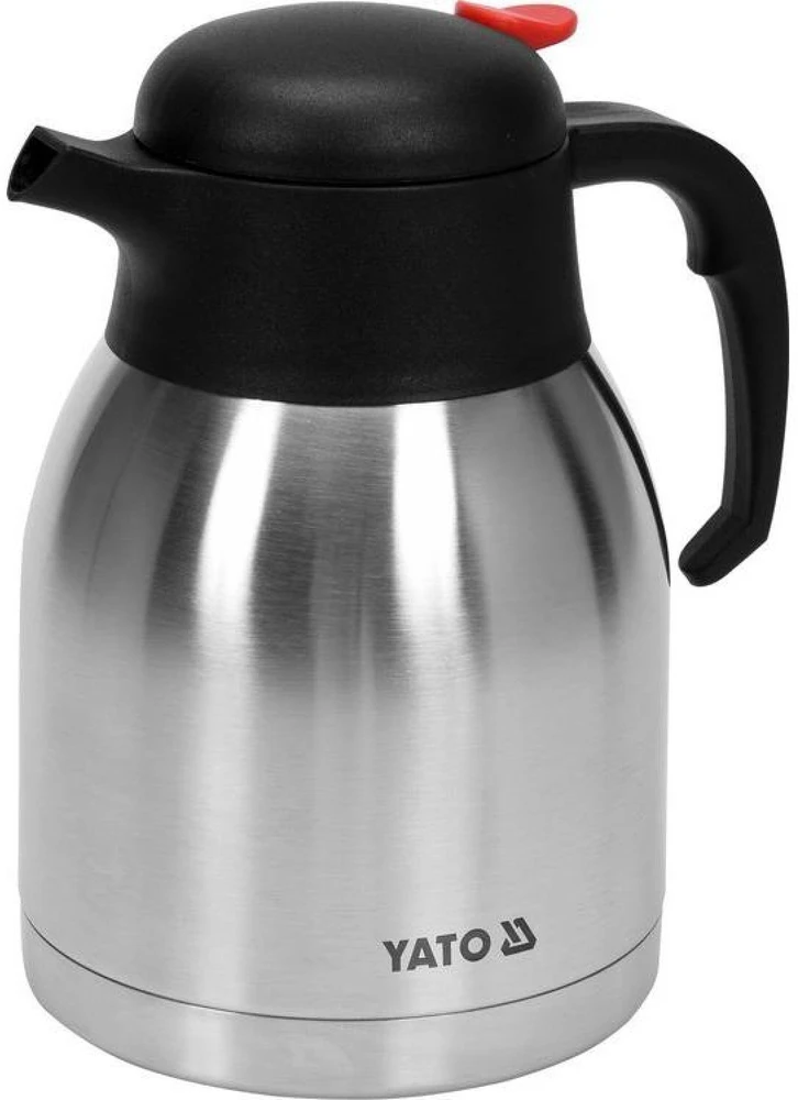Yato Toya Sa Poland Stalinis termosas su mygtuku | nerūdijantis plienas | 1,5 l | dviguba sienelė (YG-07013)