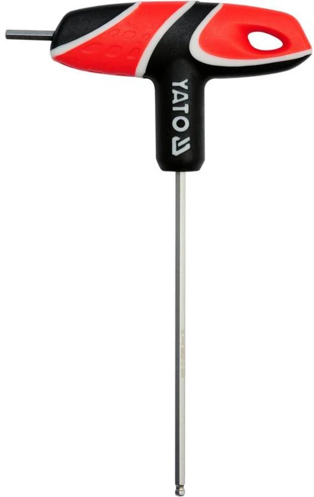 YATO KLUCZ TRZPIENIOWY IMBUS / HEX, Z RĘKOJEŚCIĄ 3,0mm KULA