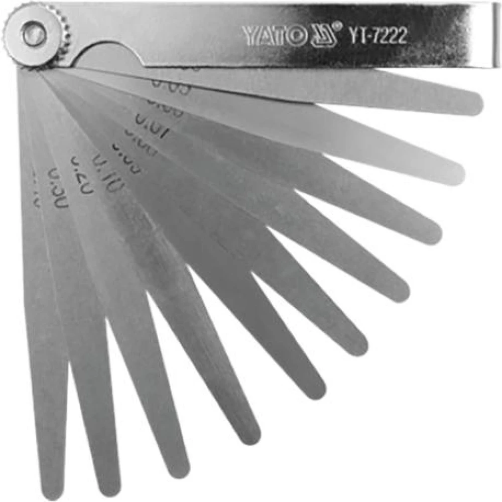 YATO SZCZELINOMIERZ 200mm 17 LISTKÓW 0.02-1.0mm 7221