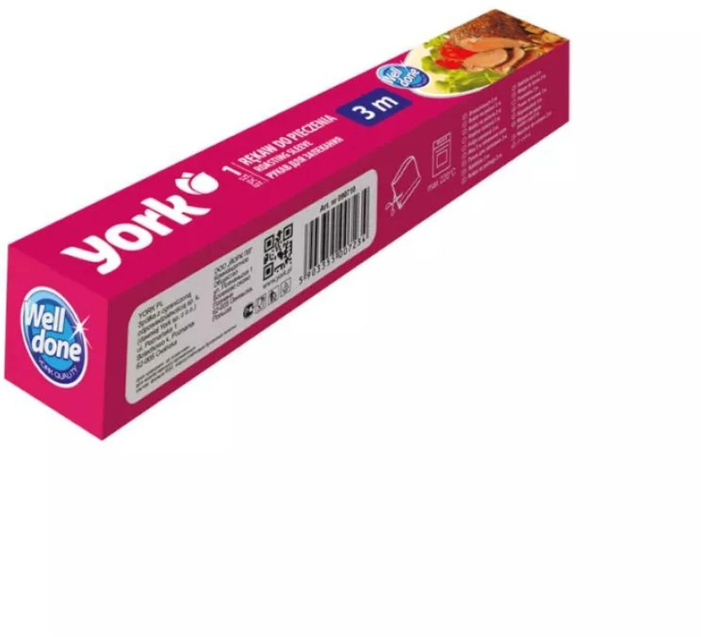 York Rękaw do pieczenia rulonėlyje York 3 m universalus