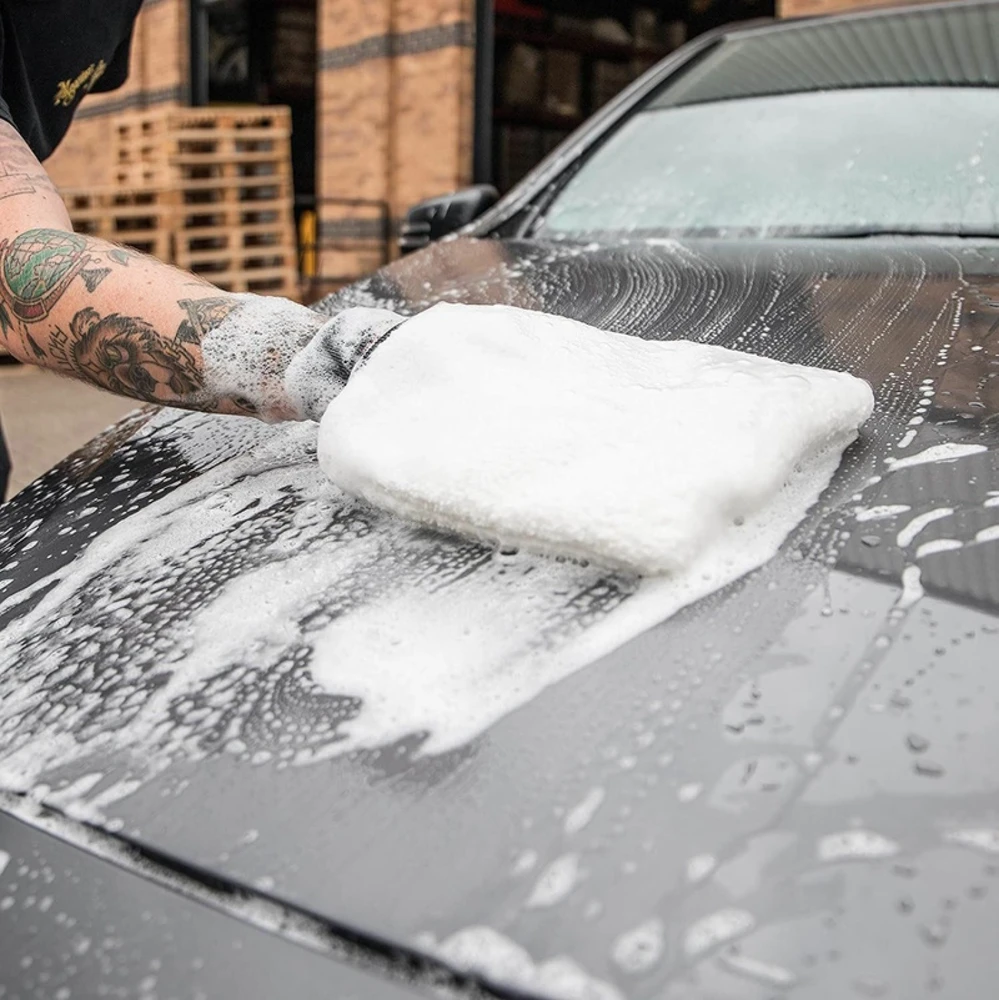 Meguiars Meguiars Microfiber Wash Mitt - Universali automobilių plovimo mikropluošto pirštinė