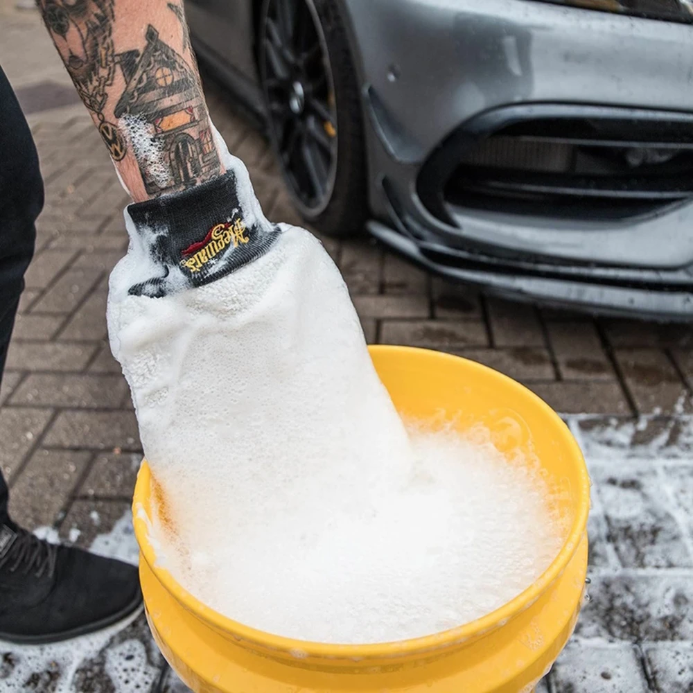 Meguiars Meguiars Microfiber Wash Mitt - Universali automobilių plovimo mikropluošto pirštinė