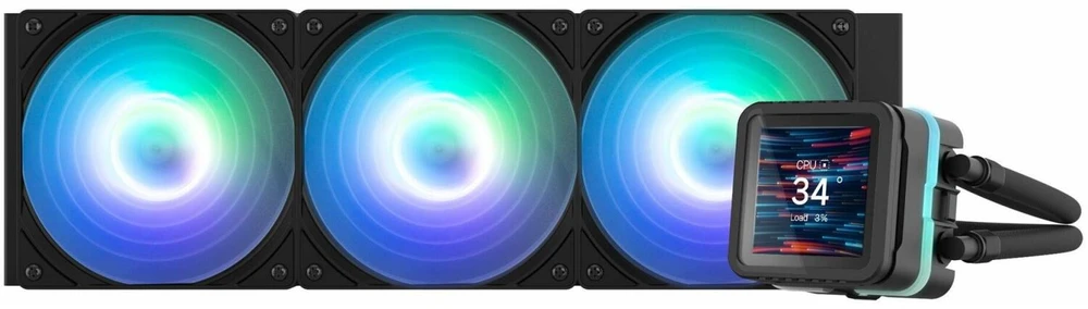 Skysčio aušinimo sistema procesoriui Zalman ALPHA2 DS A36, 360 mm, juoda