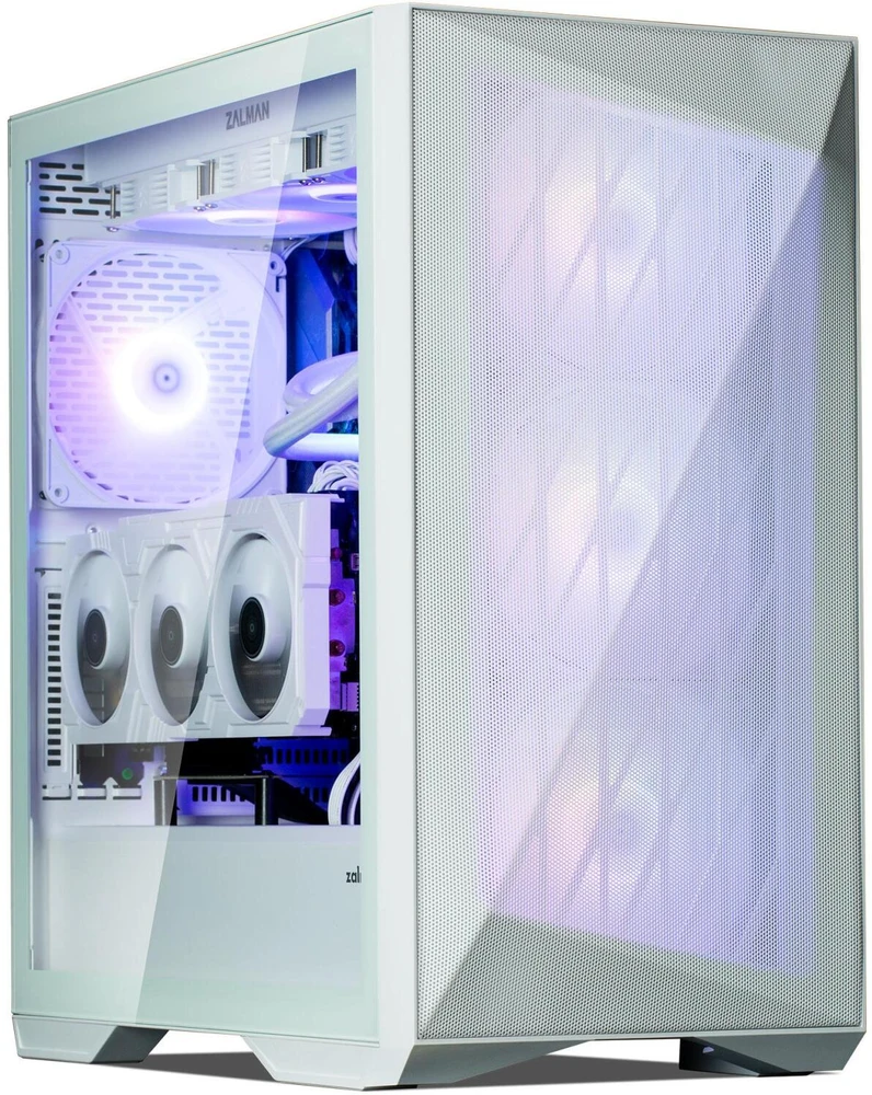 Kompiuterio korpusas su 4 ARGB ventiliatoriais Zalman Z9 Iceberg MS, baltas