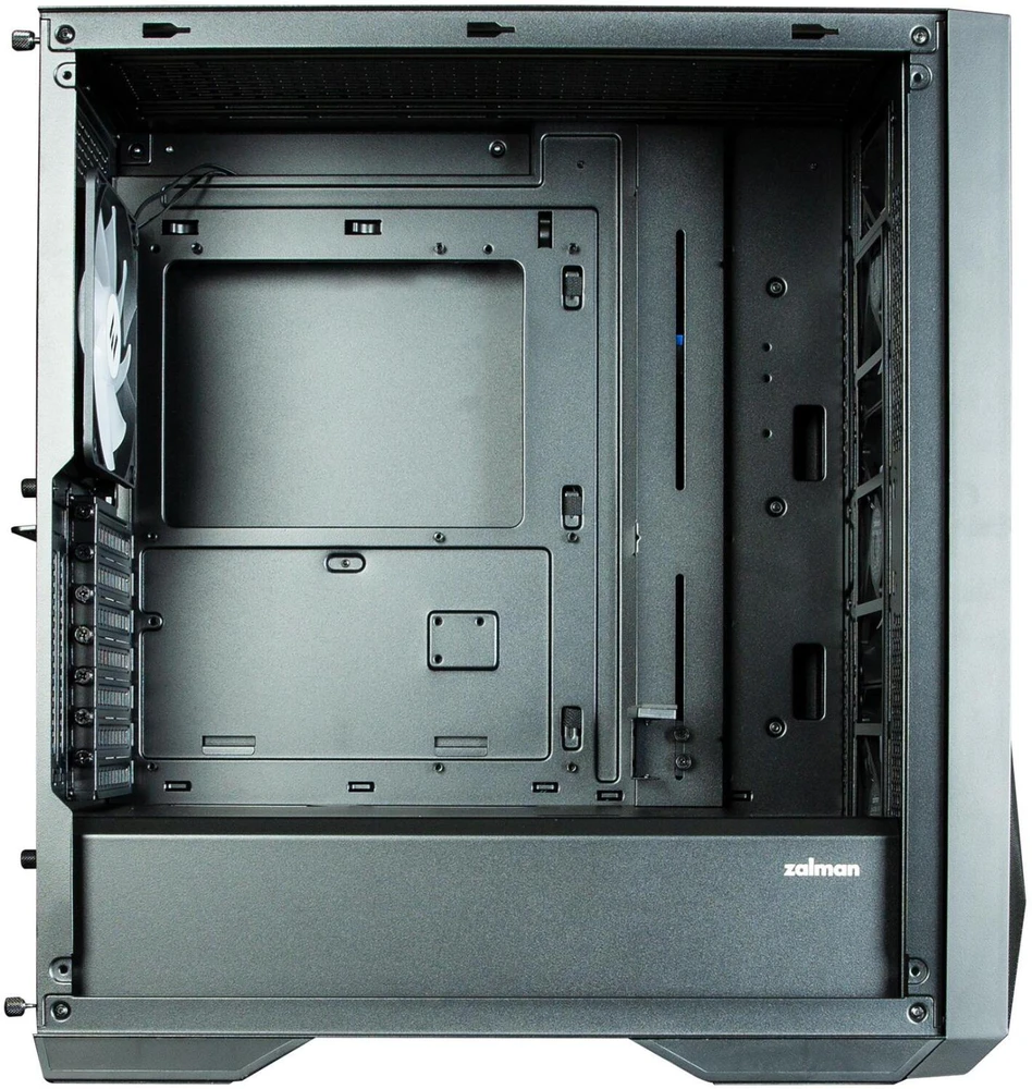 Kompiuterio korpusas ATX Mid-Tower su 4 ARGB ventiliatoriais Zalman Z9 Iceberg, juodas
