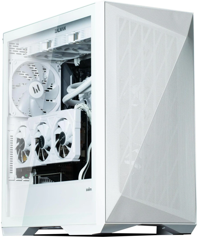 Kompiuterio korpusas su 4 ARGB ventiliatoriais Zalman Z9 Iceberg MS, baltas