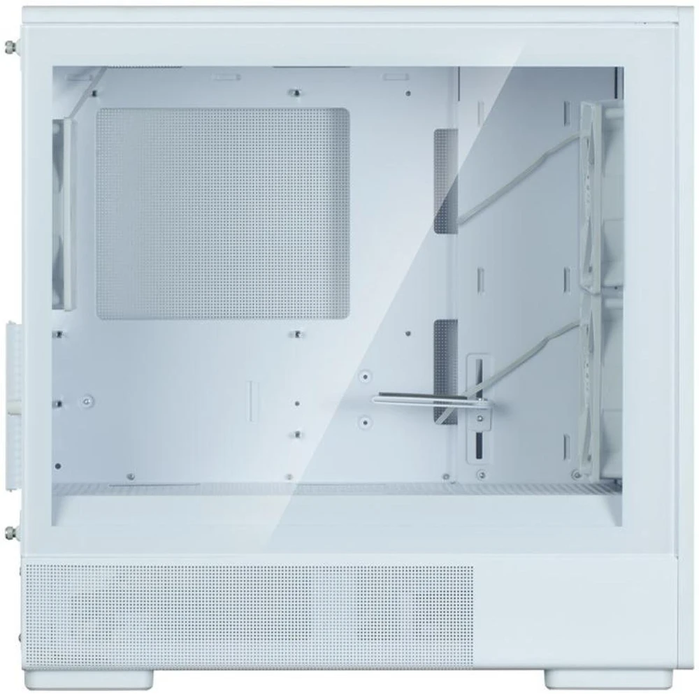 Kompiuterio korpusas Micro-ATX Zalman P10 NAMU, 3 × 120 mm ventiliatoriai, baltas