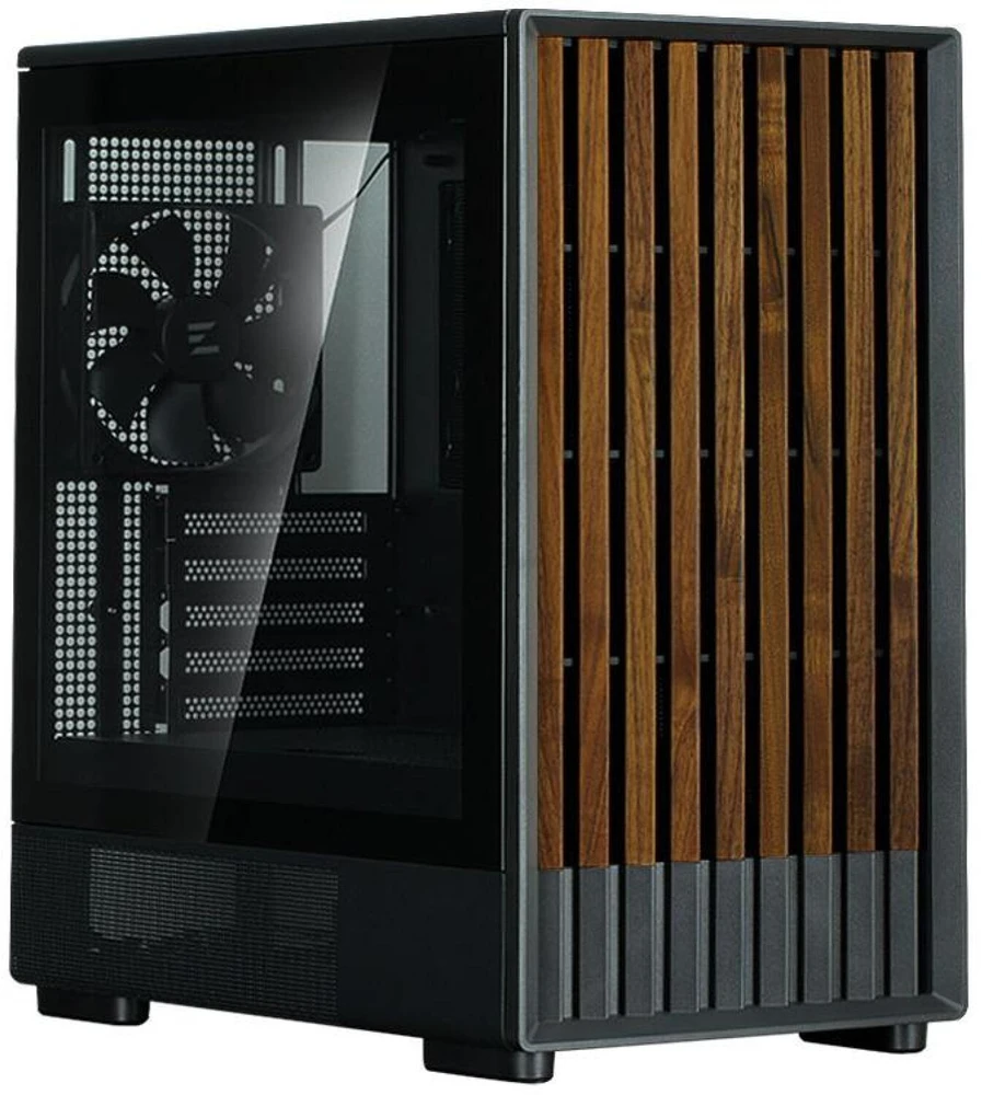 Micro-ATX kompiuterio korpusas Zalman P10 NAMU, 3 × 120 mm ventiliatoriai, juodas