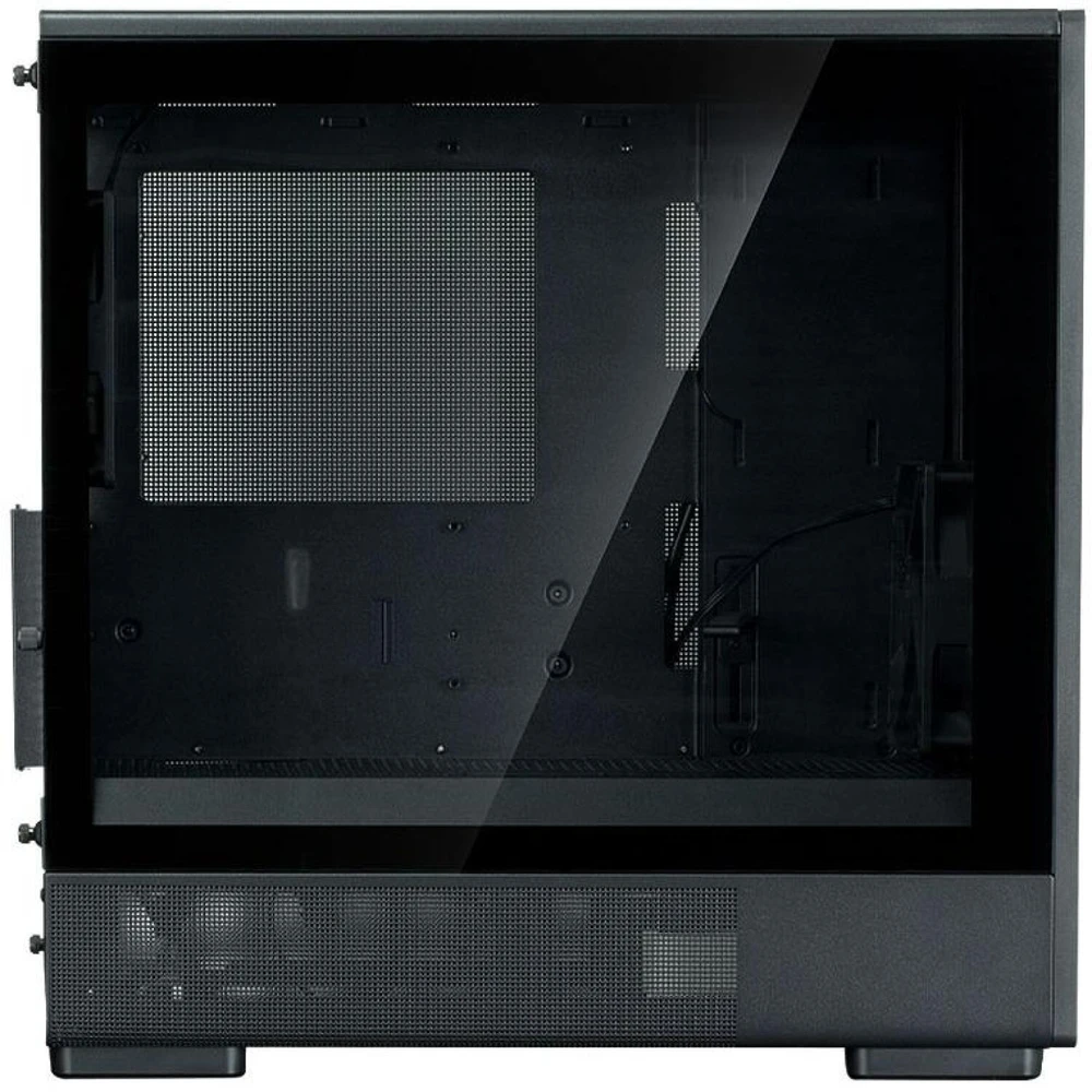 Micro-ATX kompiuterio korpusas Zalman P10 NAMU, 3 × 120 mm ventiliatoriai, juodas