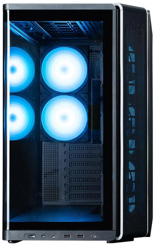 Zalman Korpusas P60 Mid-Tower 5x ARGB ventiliatoriai juoda