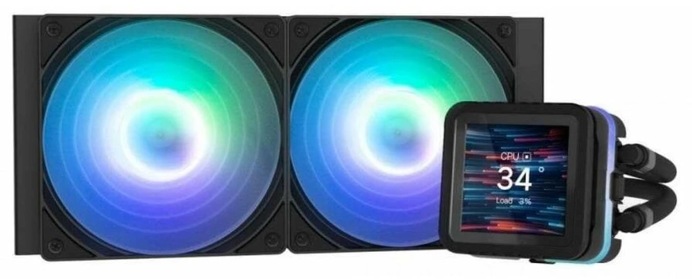 Skysčio aušinimo sistema procesoriui Zalman ALPHA2 DS A24, 240 mm, juoda
