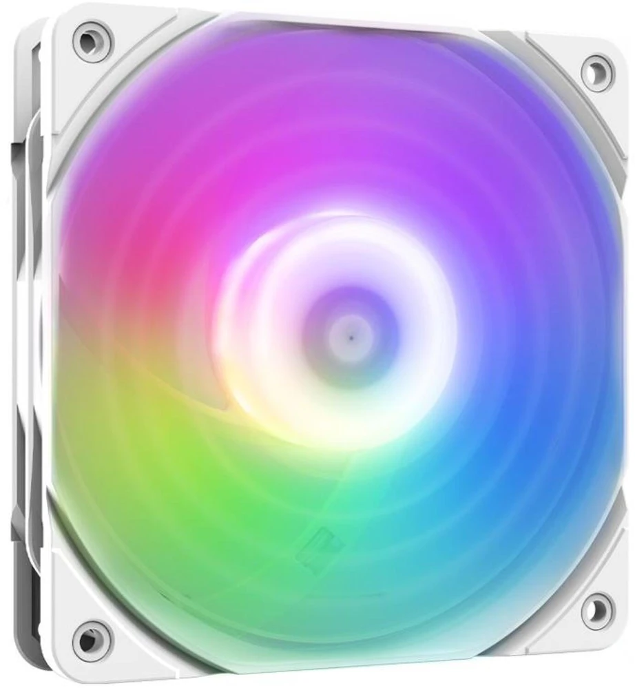 ARGB korpuso ventiliatorius Zalman ZM-AF120R, 120 mm, baltas