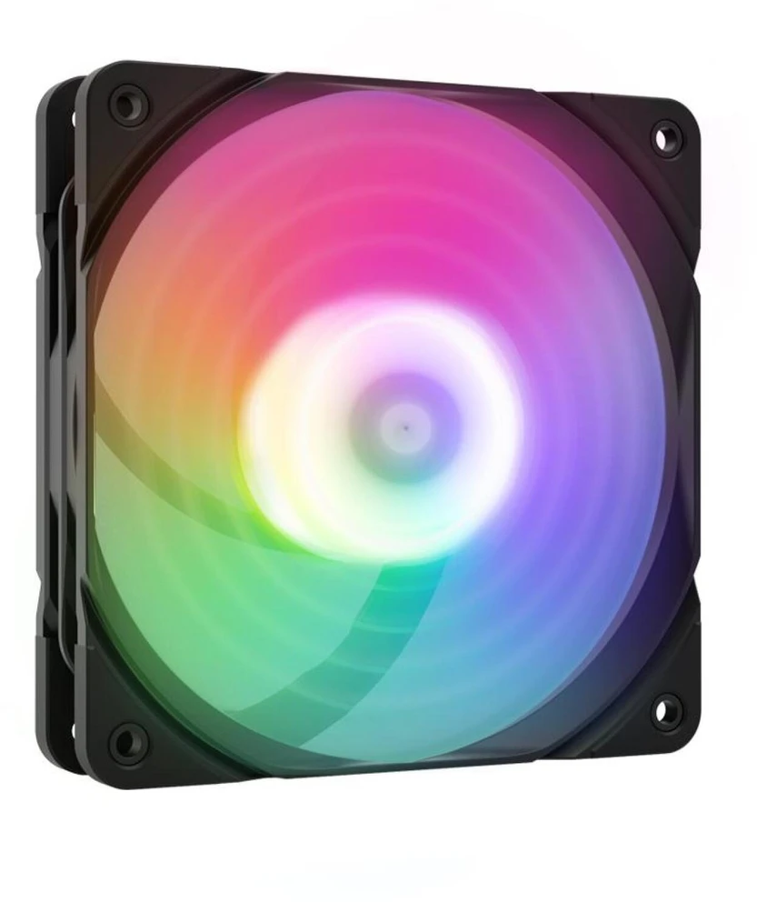 ARGB korpuso ventiliatorius Zalman ZM-AF120R, 120 mm, juodas