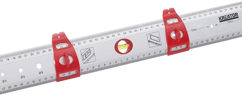 Kreator KRT703750 - Ruler / spirit level ALU 750mm