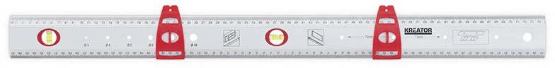 Kreator KRT703750 - Ruler / spirit level ALU 750mm