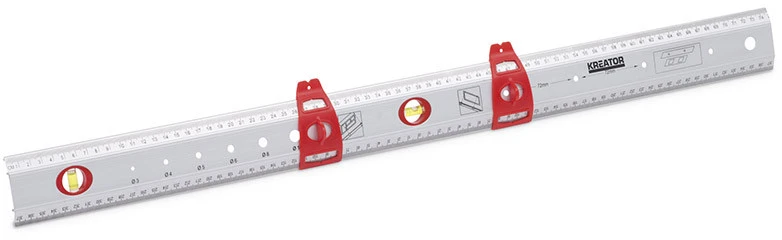 Kreator KRT703750 - Ruler / spirit level ALU 750mm
