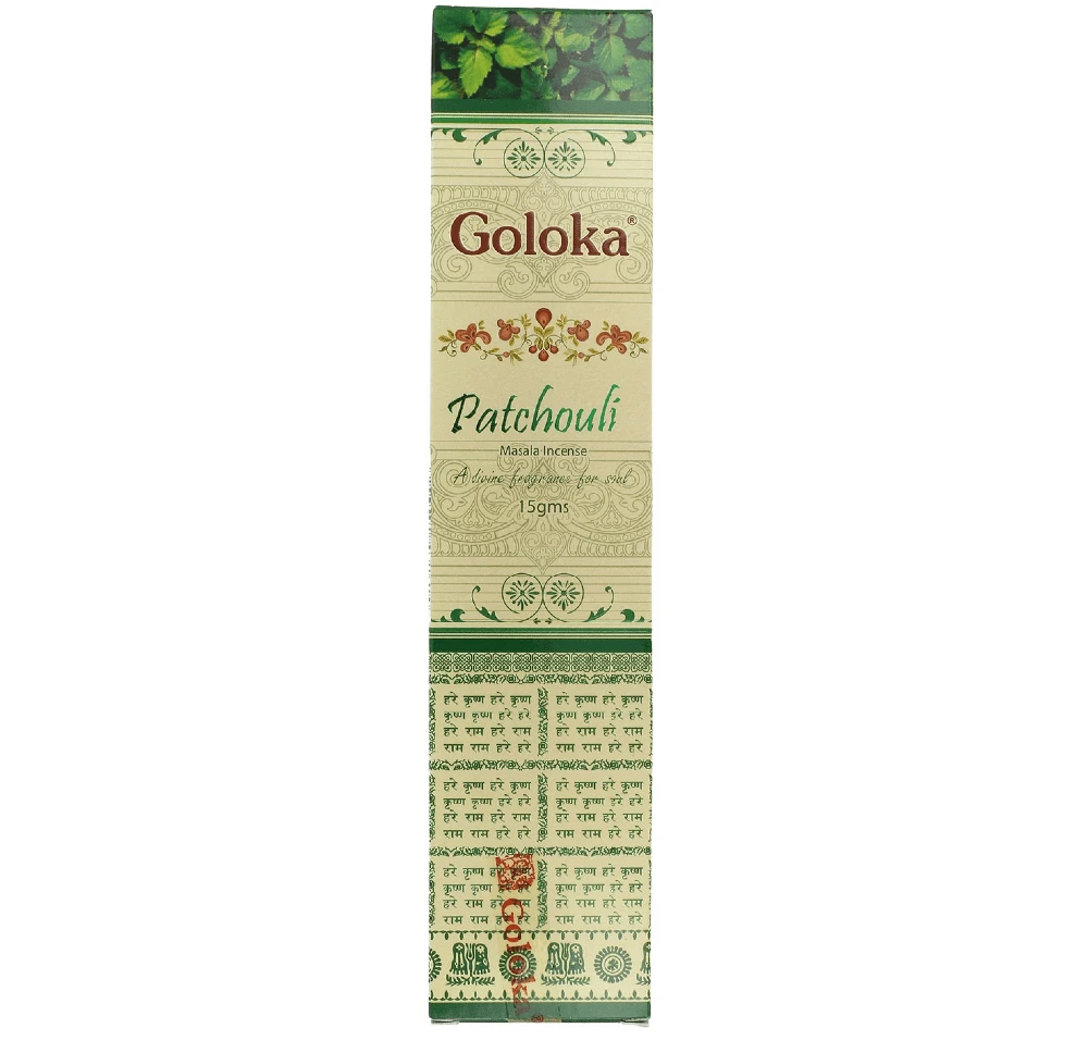 Goloka Patchouli smilkalų lazdelės, 15g