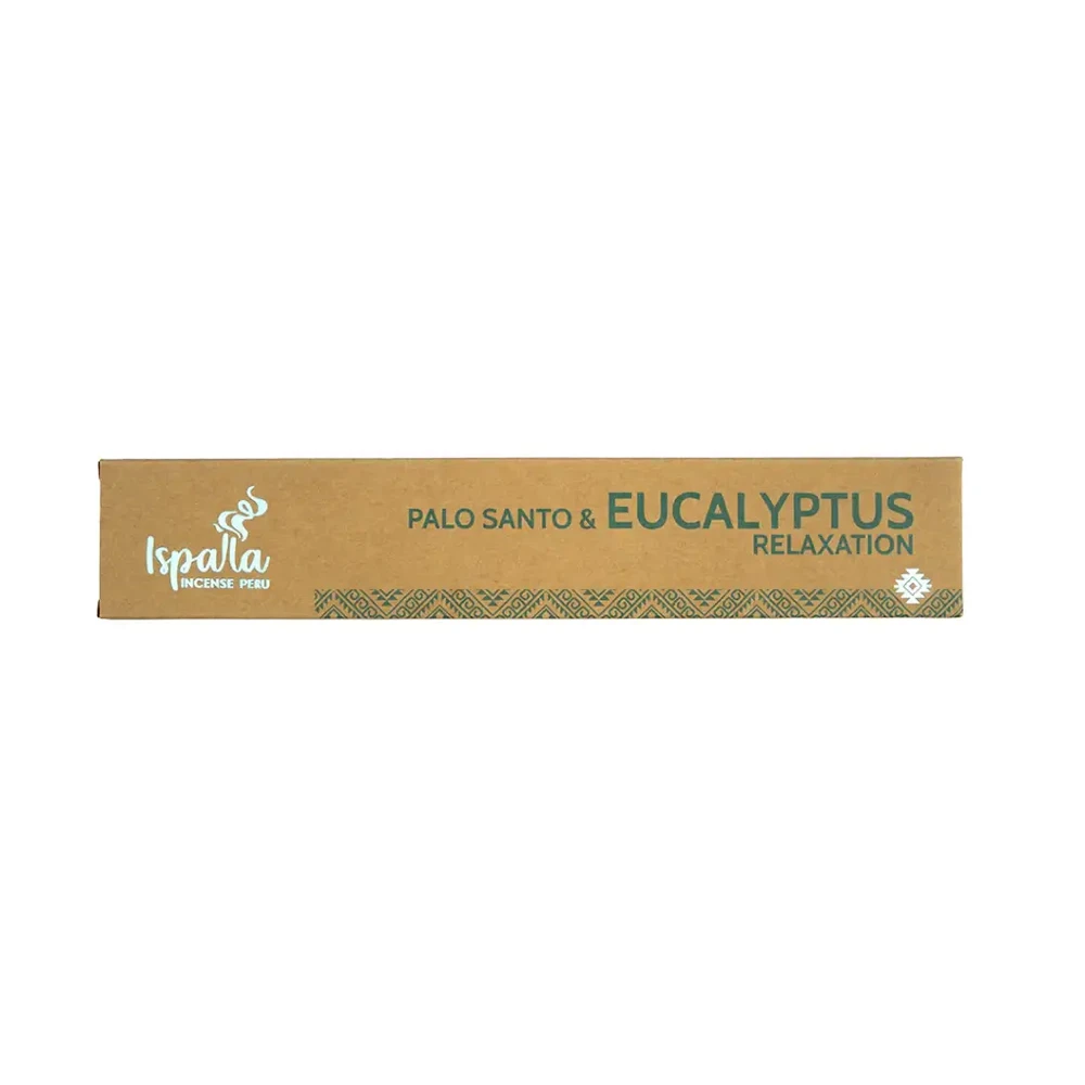 Ispalla Incense Peru Palo Santo smilkalų lazdelės Eucalyptus Relaxation, Ispalla, 10 vnt.