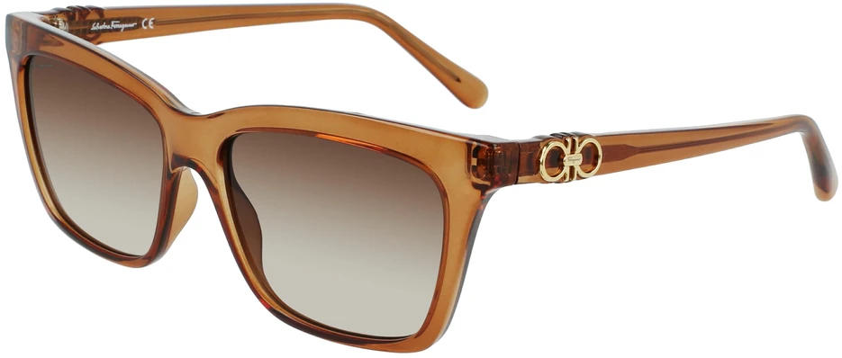 Akiniai FERRAGAMO SF1027S-210. Akiniai przeciwsłoneczne, Kolor ruda. Kobieta.
