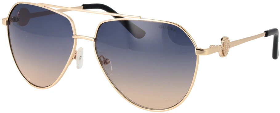 Akiniai GUESS GF6140-32W. Akiniai przeciwsłoneczne, Kolor auksinė. Kobieta.