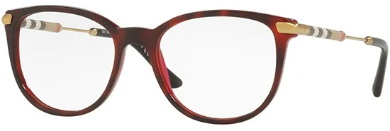 Akinių rėmeliai BURBERRY EYEWEAR LEATHER CHECK COLLECTION BE 2255Q_3657_51 (moterims)