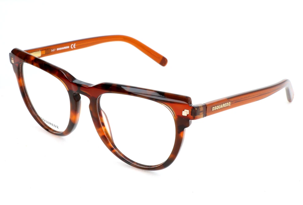 Akiniai DSQUARED2 DQ5251-56. EYEGLASSES, Kolor ruda. Unisex.