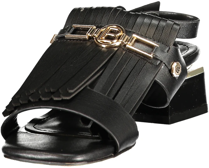 Basutės arba sandalai LAURA BIAGIOTTI 9728_NEBLACK (moterims), juoda