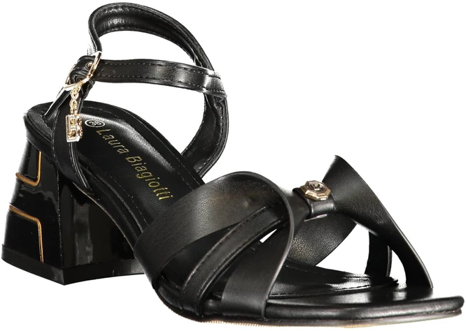 Basutės arba sandalai LAURA BIAGIOTTI 9741_NEBLACK (moterims), juoda