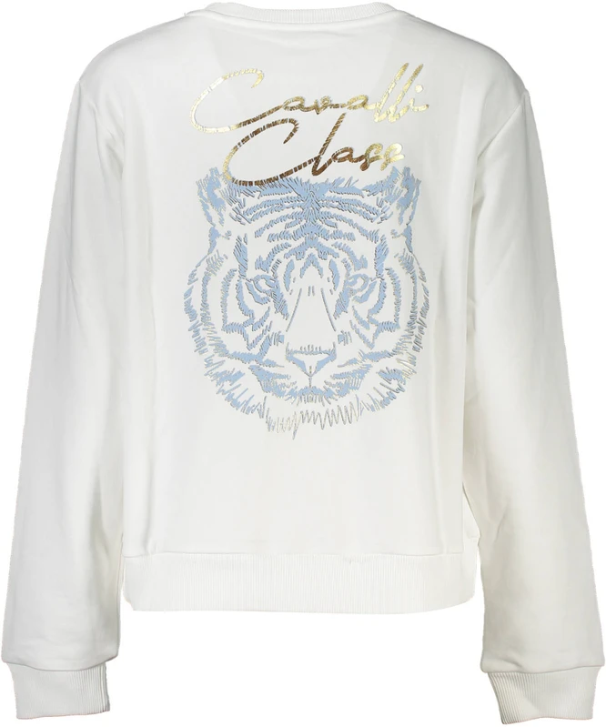 Džemperis CAVALLI CLASS QXT67M-CF062_BIANCO_00053 (moterims), balta