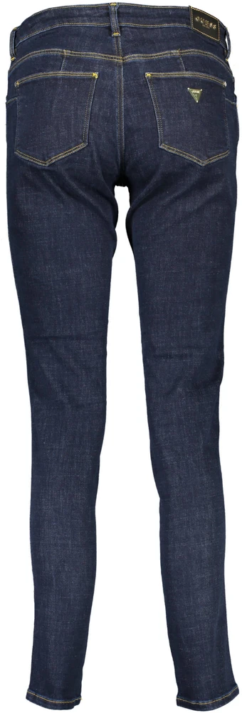 Džinsai GUESS JEANS W1RAJ2D4AK2_0B03FA4_BLUONEW (moterims), mėlyna