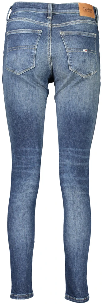 Džinsai TOMMY HILFIGER DW0DW16039_BL1BK (moterims), mėlyna