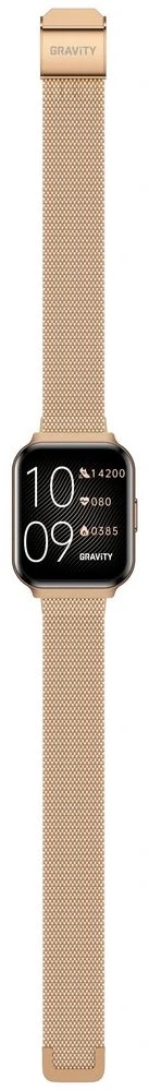 Išmanusis laikrodis Gravity su rožinio aukso spalvos apyranke + papildoma apyrankė GT44-1