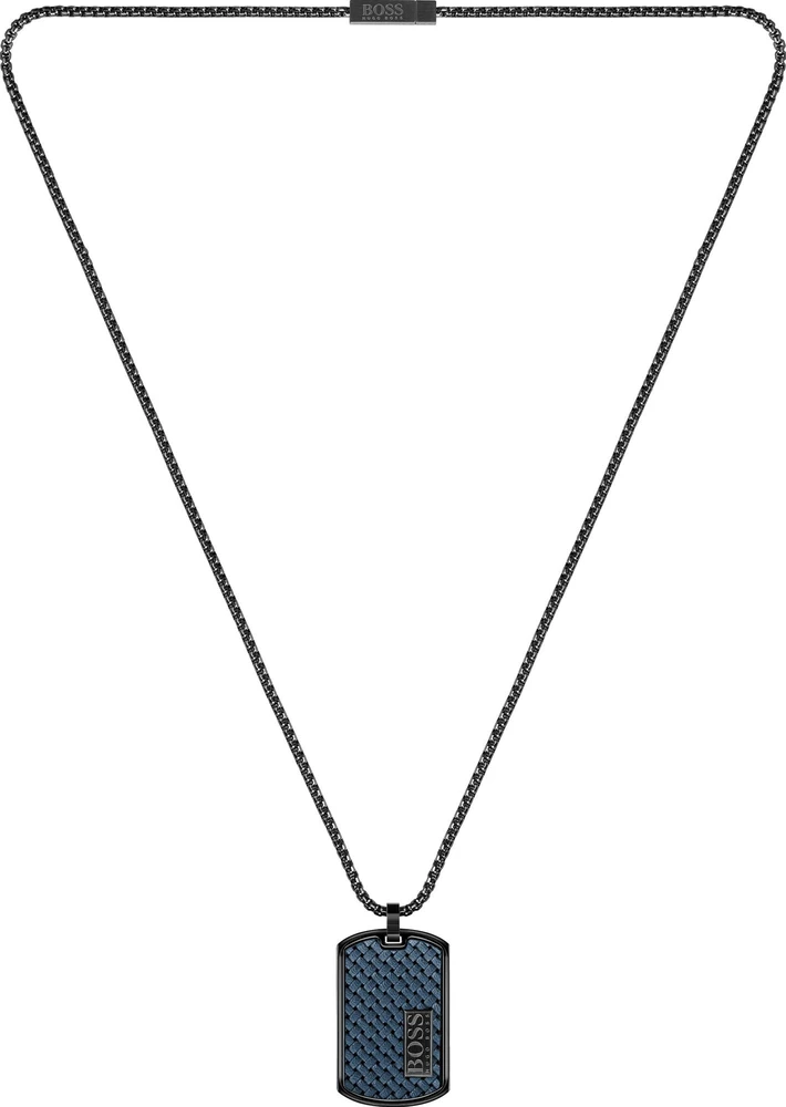 HUGO BOSS Papuošalai 1580181. Kaklo papuošalas, spalva: rutulys. Vyriškas.