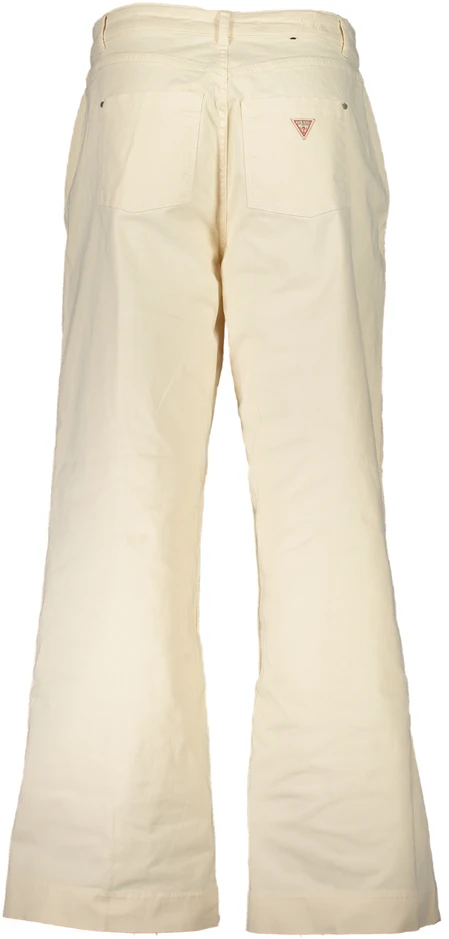 Kelnės GUESS JEANS W3BB27WFPMB_BEG1M5 (moterims), smėlio