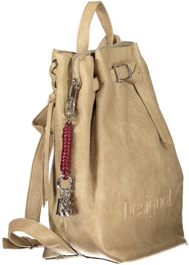 Kuprinė DESIGUAL 26WAKP15_BE1008 (moterims), smėlio