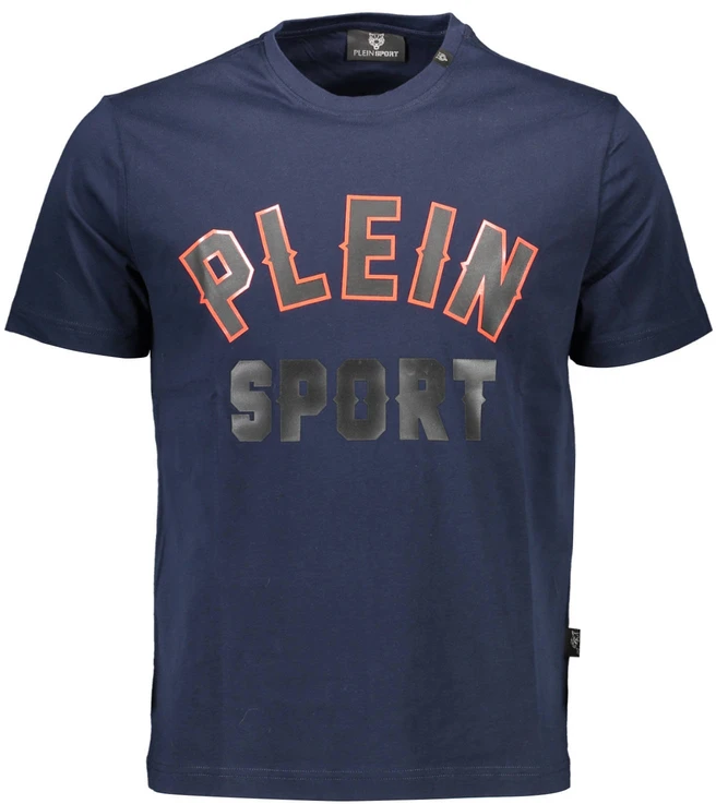 Marškinėliai PLEIN SPORT TIPS106_BLU_85-NAVY (vyrams), mėlyna