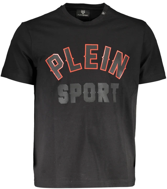 Marškinėliai PLEIN SPORT TIPS106_E5EF8EC_NERO99BLAC (vyrams), juoda