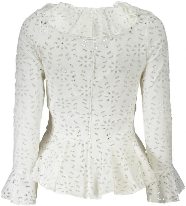 Marškiniai DESIGUAL 23SWTKBY_BIANCO_1001 (moterims), balta