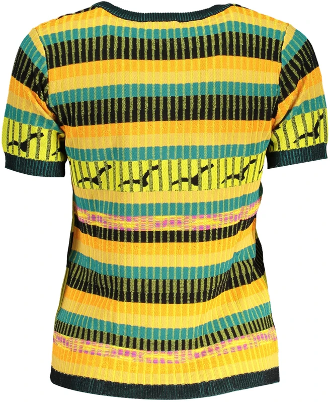 Megztinis DESIGUAL 23SWTKAE_735B402_GIALLO8018 (moterims), geltona