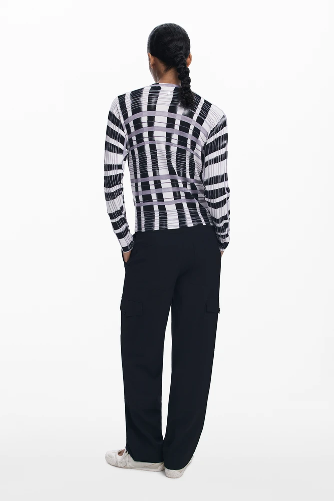Megztinis DESIGUAL 25WWJF41_BI2000 (moterims), balta