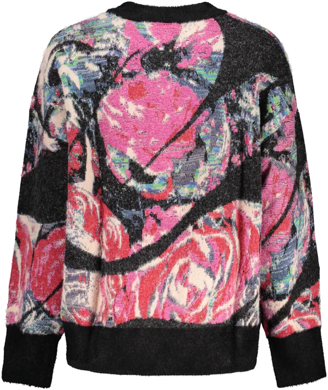 Megztinis DESIGUAL 26WWJF05_NE2000 (moterims), juoda