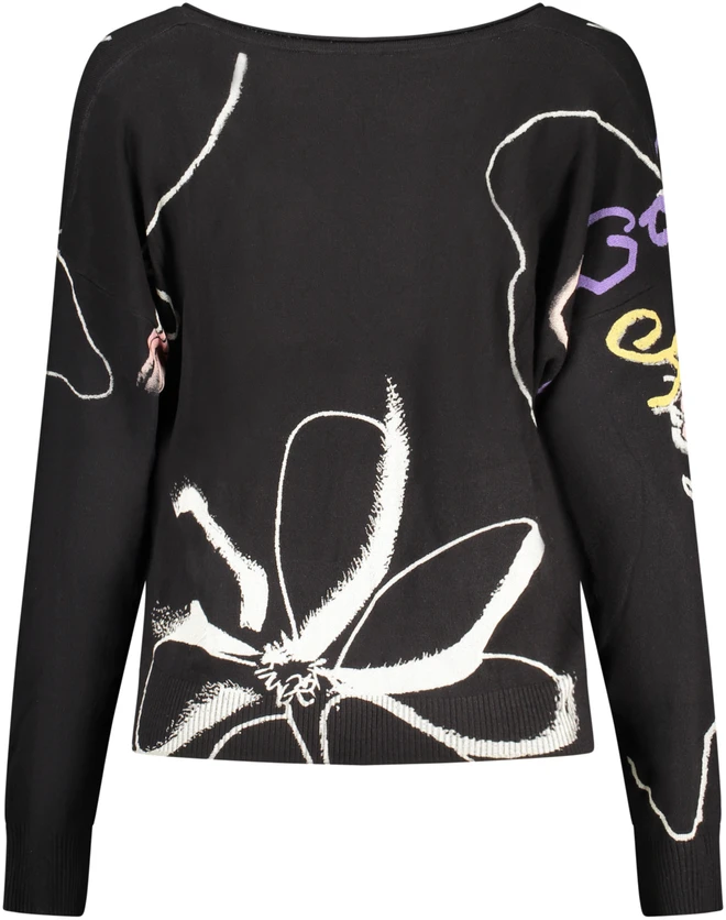 Megztinis DESIGUAL 26WWJF29_NE2000 (moterims), juoda