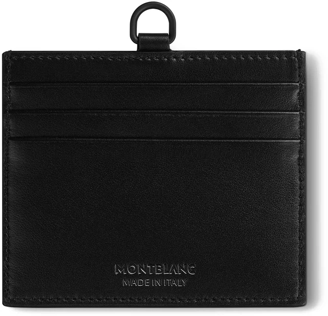 Mont Blanc Kortelių dėklas MONTBLANC MB129979 (vyrams ir moterims), juoda, dydis 10X0,5X8,5 cm